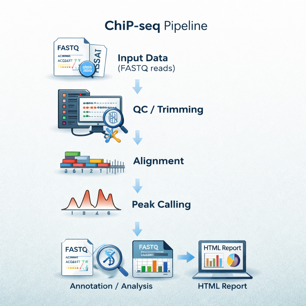 sequana_chipseq pipeline overview