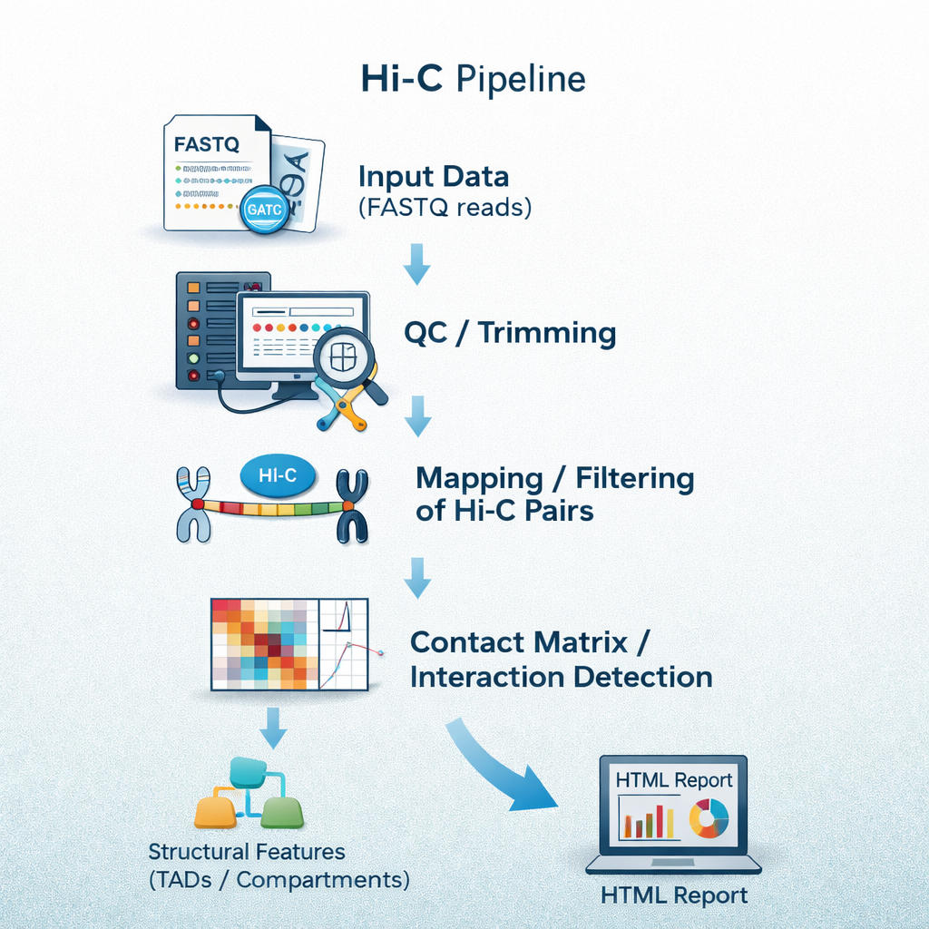 sequana_hic pipeline overview