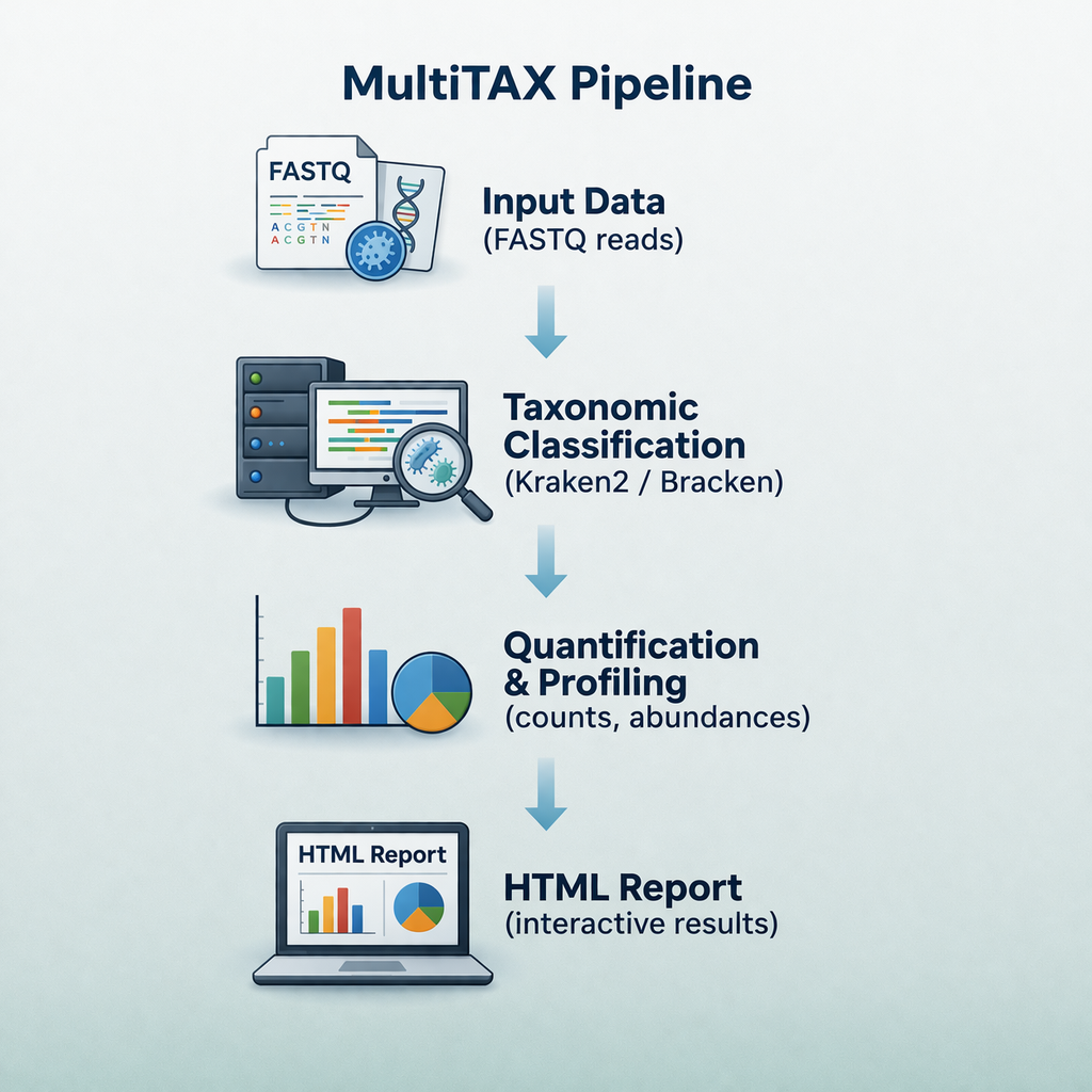 sequana_multitax pipeline overview
